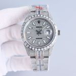 ROLEX 41mm Datejust ii 904L Steel 2824 Automatic Movement Diamond-encrusted Watch